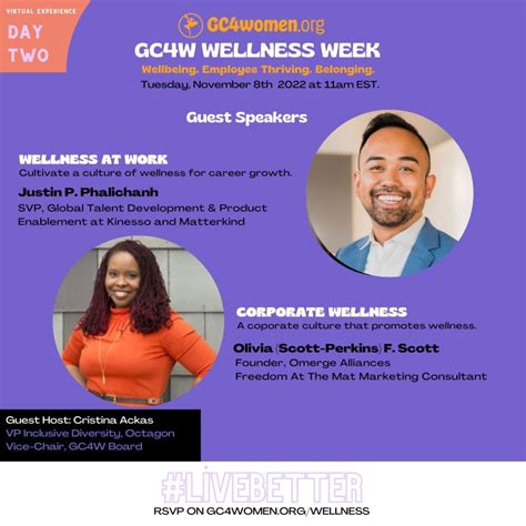 GC4W Wellness Week 2022 — Guest Speaker Justin P. Phalichanh